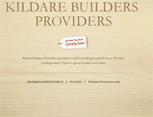 Tablet Screenshot of kildareproviders.ie